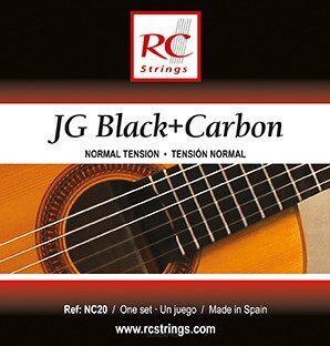RC Strings NC20 JG Black + Carbon - Struny do gitary klasycznej