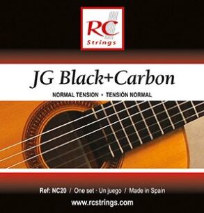 RC Strings NC20 JG Black + Carbon - Struny do gitary klasycznej