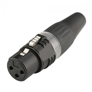 Hicon HI-X3CFBLK - wtyk XLR