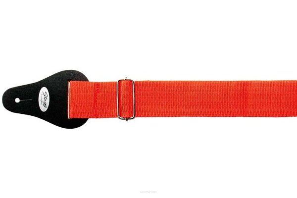 Stagg BJA006RD - pasek do gitary, nylonowy