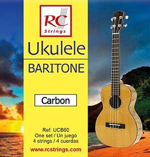 RC Strings UCB60 Ukulele Baritone set. Carbon - Struny do Ukulele