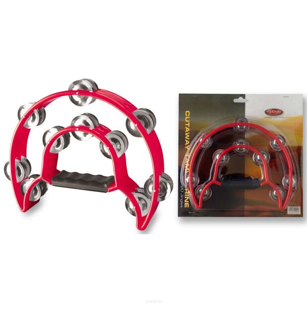 Stagg TAB-1 RD - tamburyn plastikowy