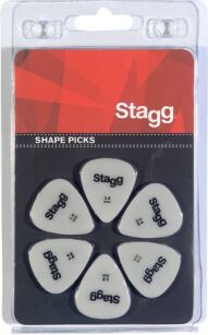 Stagg SPSTD X6-0.60 - kostki gitarowe