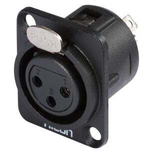 Hicon HI-X3DFM - gniazdo panelowe XLR