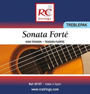 RC Strings SF70T Sonata Forté Treblepak - Wysokie struny do gitary klasycznej