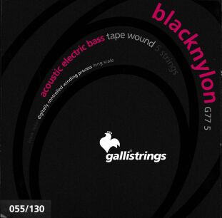 Galli G775 BlackNylon - struny do gitary basowej