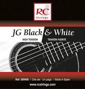 RC Strings SBW80 JG Black & White - Struny do gitary klasycznej
