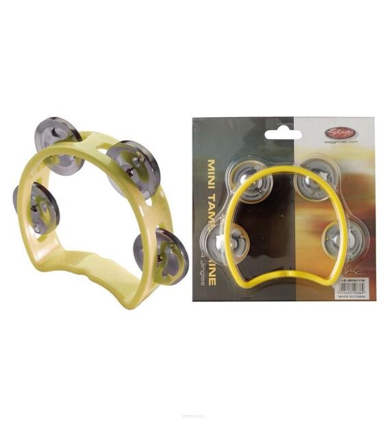 Stagg TAB MINI YW - mini tamburyn plastikowy
