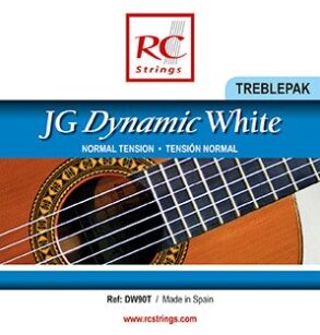 RC Strings DW90T JG Dynamic White Treblepak - Wysokie struny do gitary klasycznej
