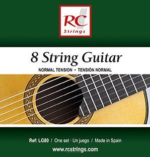 RC Strings LG80 8 strun - Struny do gitary klasycznej