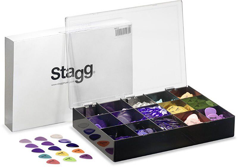 Stagg PBOX10 zestaw - kostki do gitary 1080 szt