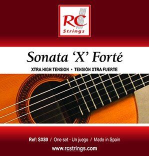 RC Strings SX80 Sonata 'X' Forté - Struny do gitary klasycznej