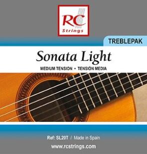RC Strings SL20T Sonata Light Treblepak - Wysokie struny do gitary klasycznej
